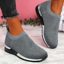 Lightweight Casual Fashion Brown Sneakers for Women