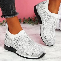 Women Casual Shoes Fashion Breathable Walking Mesh Flat Shoes Woman White Sneakers Women 