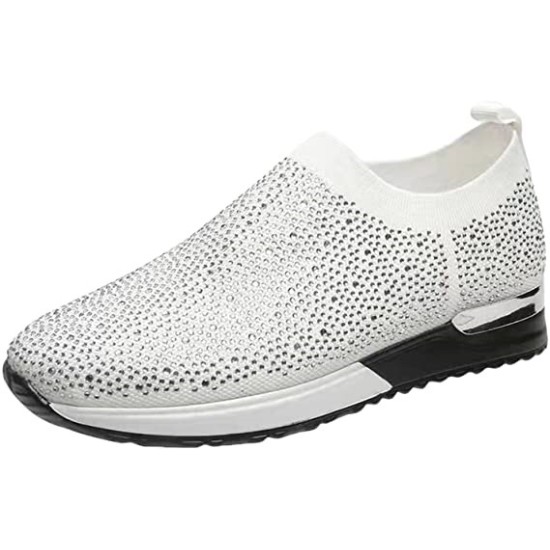 Women Casual Shoes Fashion Breathable Walking Mesh Flat Shoes Woman White Sneakers Women 