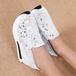 Women Casual Shoes Fashion Breathable Walking Mesh Flat Shoes Woman Black Sneakers Women 