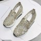 Women Casual Shoes Fashion Breathable Walking Mesh Flat Shoes Woman Gray Sneakers Women 